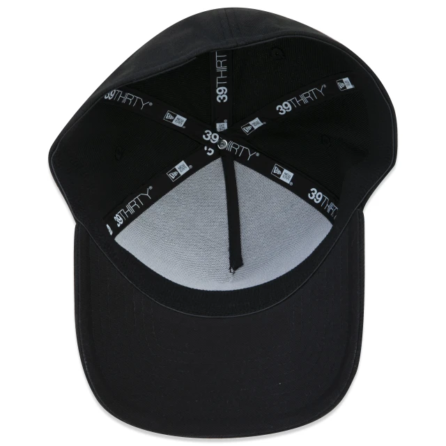 Boné 39THIRTY A-Frame MLB Los Angeles Dodgers Core Aba Curva Preto