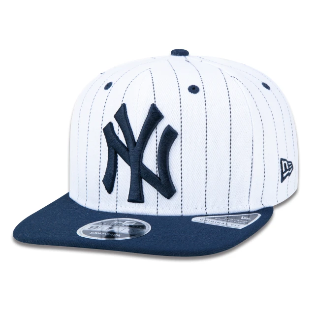 Boné 9FIFTY Original Fit Snapback MLB New York Yankees Core Aba Reta Branco