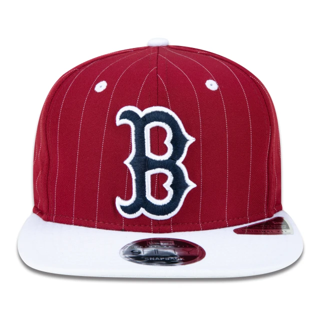 Boné 9FIFTY Original Fit Snapback MLB Boston Red Sox Core Aba Reta Vermelho