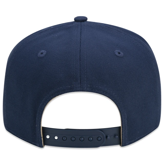 Boné 9FORTY A-Frame Snapback MLB New York Yankees Vacation Aba Curva Azul Marinho