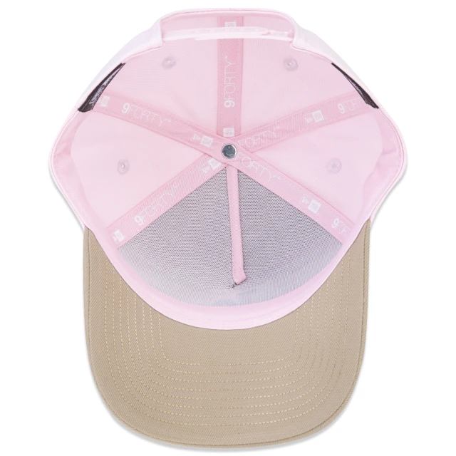 Boné 9FORTY A-Frame Snapback MLB Los Angeles Dodgers Vacation Aba Curva Rosa