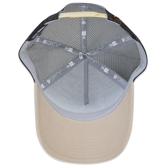 Boné 9FORTY A-Frame Trucker Snapback MLB New York Yankees Vacation Aba Curva Off White