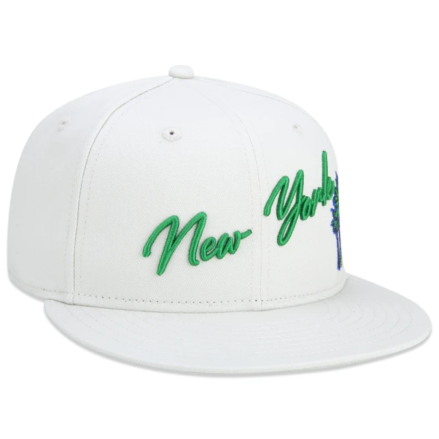 Boné 59FIFTY MLB New York Yankees Vacation Aba Reta Off White