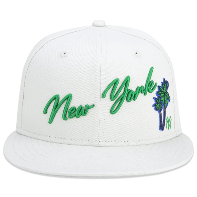 Boné 59FIFTY MLB New York Yankees Vacation Aba Reta Off White