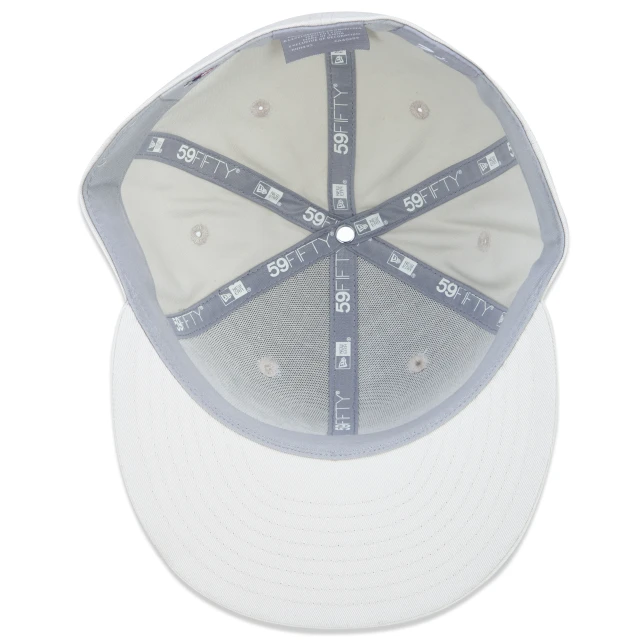 Boné 59FIFTY MLB New York Yankees Vacation Aba Reta Off White
