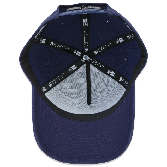 Boné 9FORTY A-Frame Snapback MLB New York Yankees Vintage Aba Curva Azul Marinho