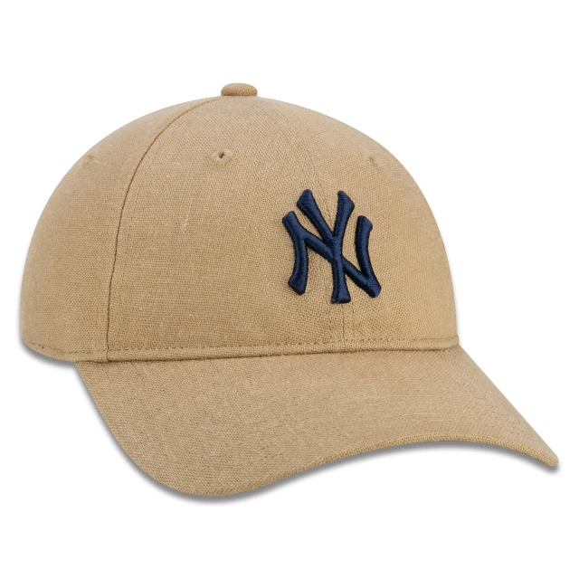 Boné 9TWENTY Strapback MLB New York Yankees Vintage Aba Curva Bege