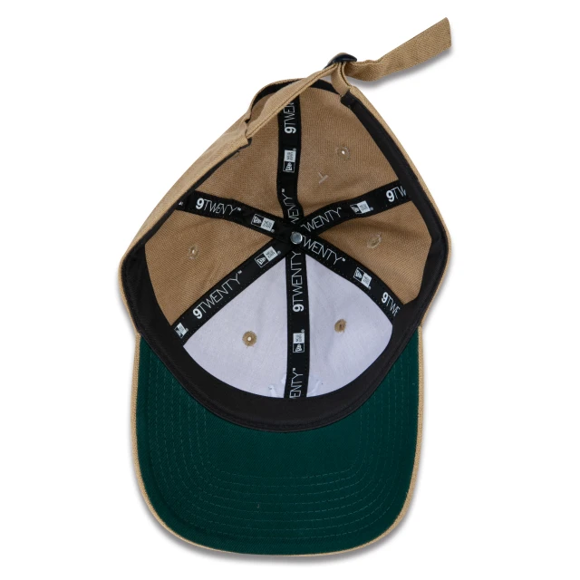 Boné 9TWENTY Strapback MLB New York Yankees Vintage Aba Curva Bege