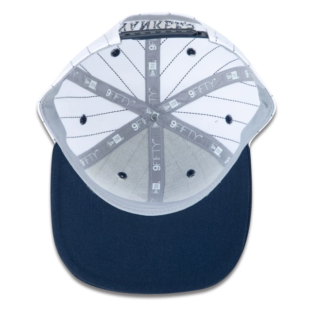 Boné Infantil 9FIFTY Original Fit Snapback MLB New York Yankees Aba Reta Branco