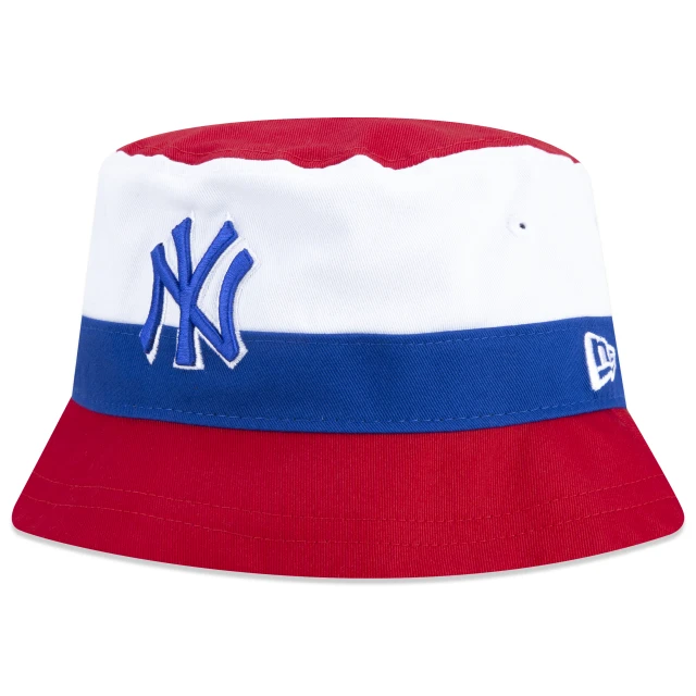 Chapéu Bucket MLB New York Yankees Vintage Vermelho