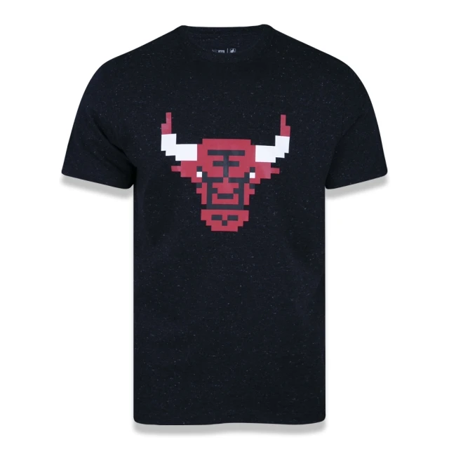 Camiseta Manga Curta NBA Chicago Bulls Rave Space Pixels