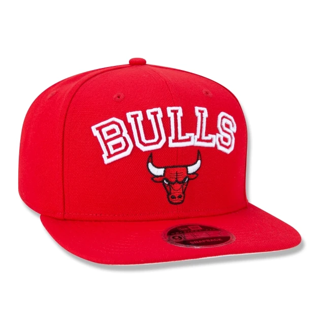 Boné 9FIFTY Original Fit Snapback Aba Reta NBA Chicago Bulls Core