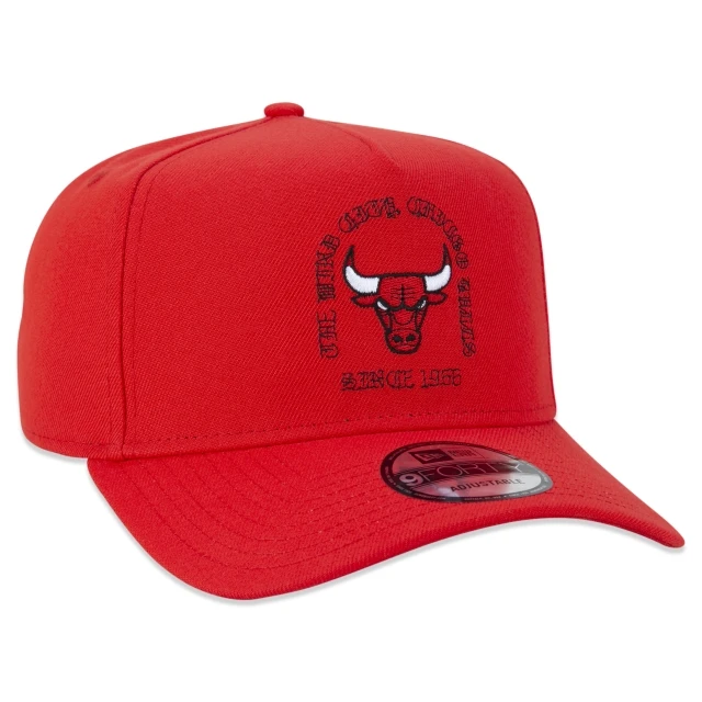 Boné 9FORTY A-Frame Snapback Aba Curva NBA Chicago Bulls Street