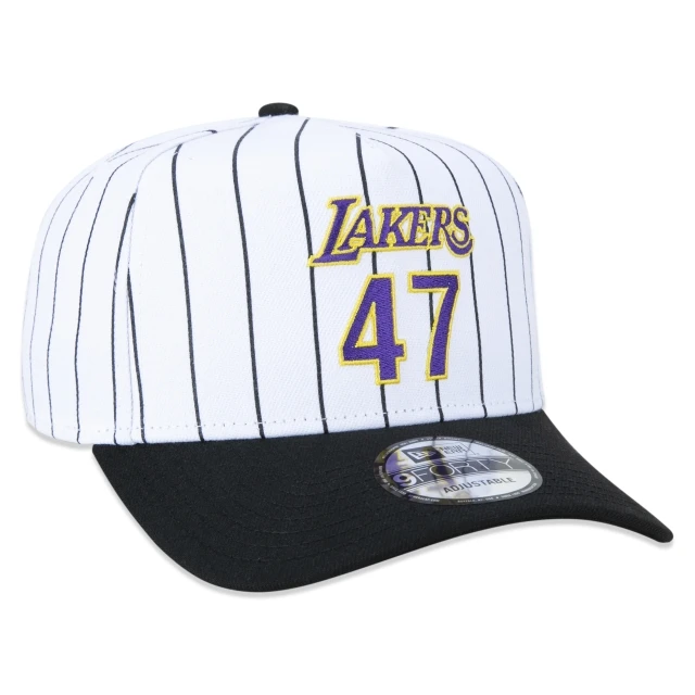 Boné 9FORTY A-Frame Snapback Aba Curva NBA Los Angeles Lakers Street