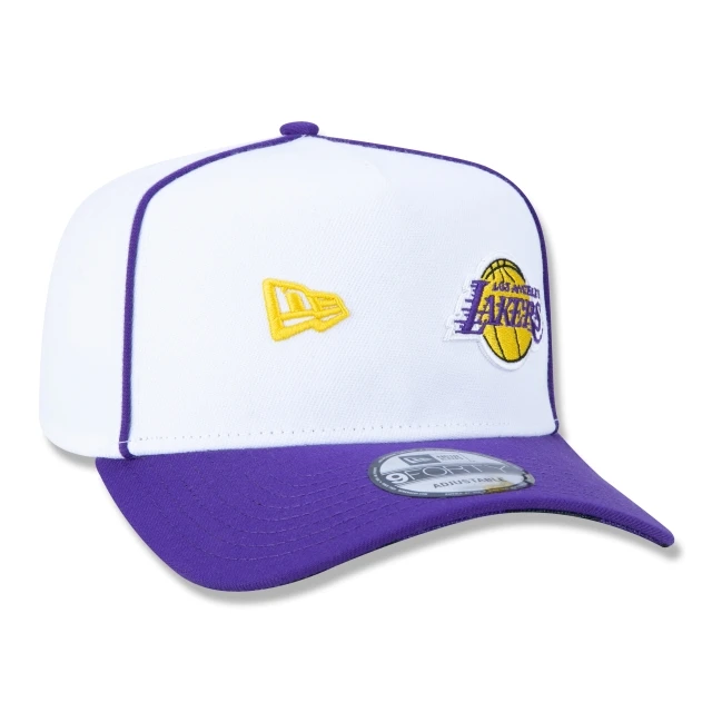 Boné 9FORTY A-Frame Snapback Aba Curva NBA Los Angeles Lakers Soccer Style