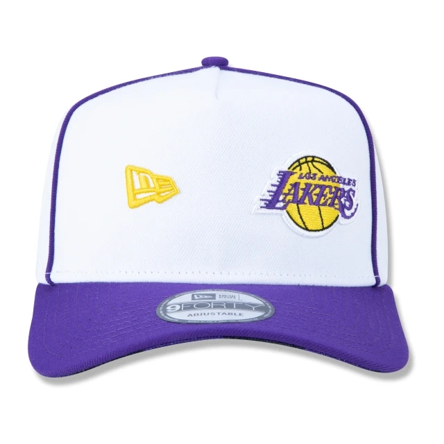 Boné 9FORTY A-Frame Snapback Aba Curva NBA Los Angeles Lakers Soccer Style