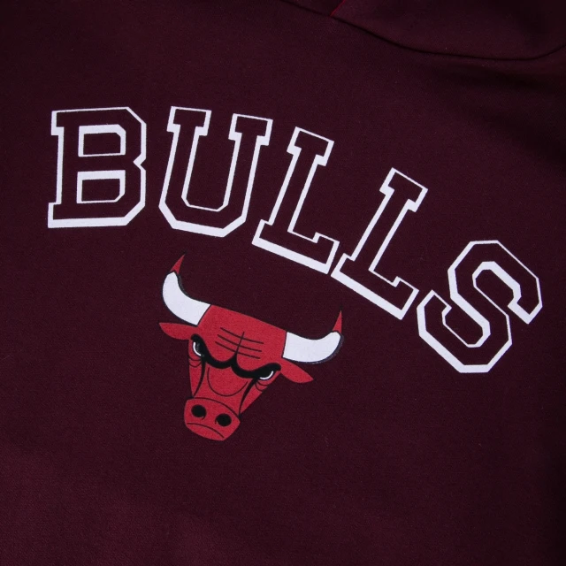 Moletom Canguru Fechado NBA Chicago Bulls Core