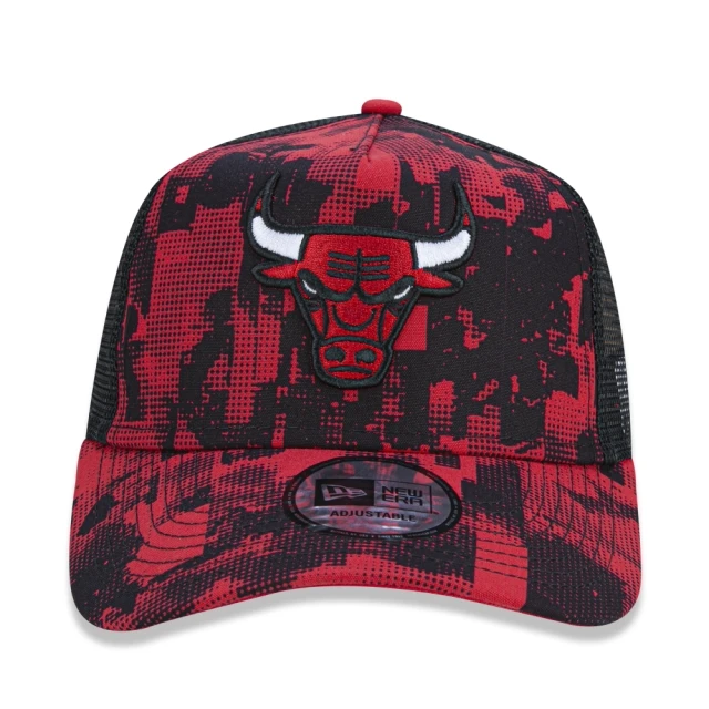 Boné 9FORTY A-Frame Trucker Error Print Chicago Bulls NBA