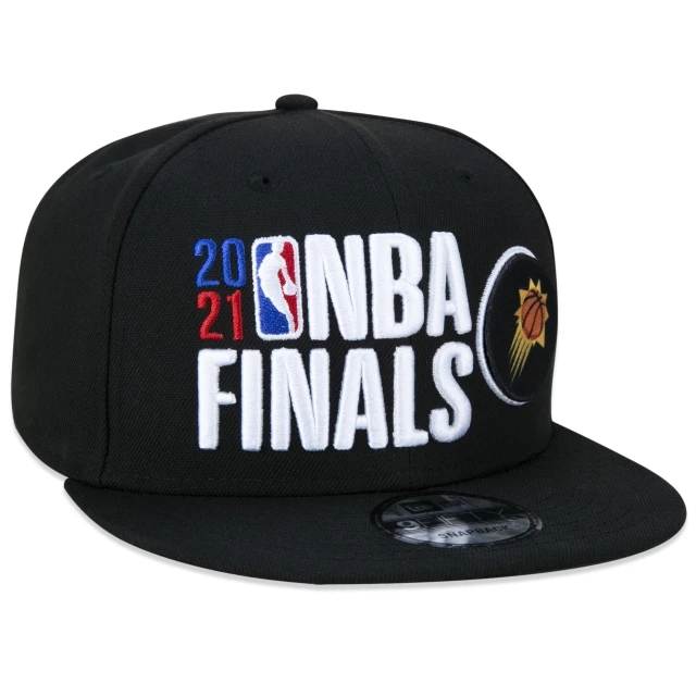 Boné 9FIFTY Snapback Aba Reta Phoenix Suns NBA Finals Oficial De Quadra 2021