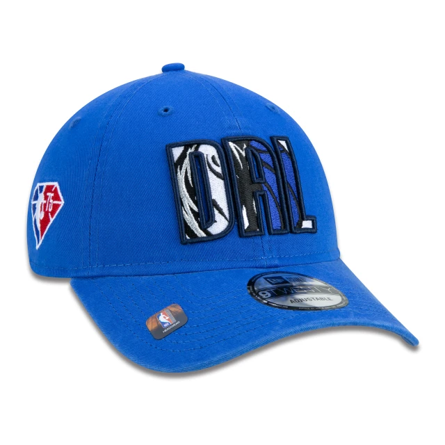 Boné 9TWENTY Dallas Mavericks NBA Authentic Draft Series Azul