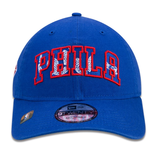 Boné 9TWENTY Philadelphia 76ers NBA Authentic Draft Series Azul