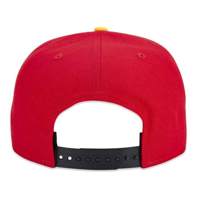 Boné 9FIFTY Atlanta Hawks NBA Authentic Draft Series Aba Reta Vermelho