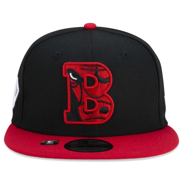 Boné 9FIFTY Chicago Bulls NBA Authentic Draft Series Aba Reta Preto