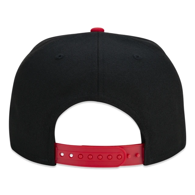 Boné 9FIFTY Chicago Bulls NBA Authentic Draft Series Aba Reta Preto