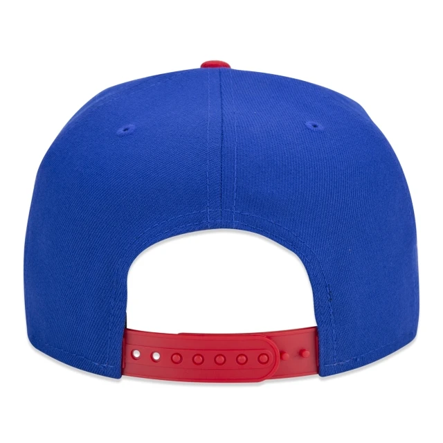 Boné 9FIFTY Detroit Pistons NBA Authentic Draft Series Aba Reta Azul