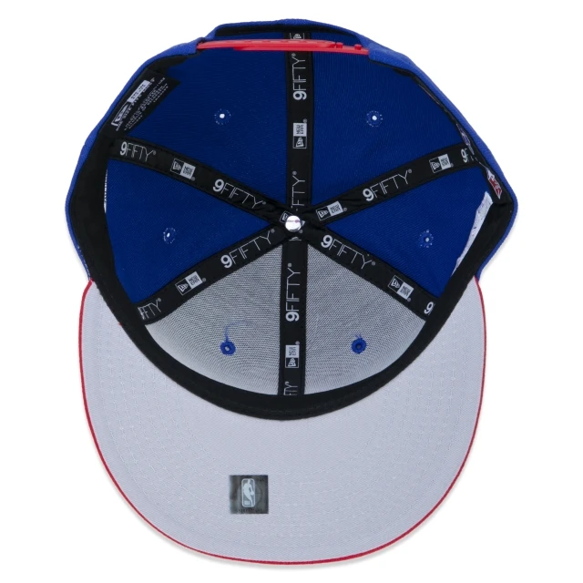 Boné 9FIFTY Detroit Pistons NBA Authentic Draft Series Aba Reta Azul