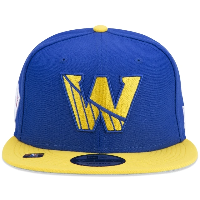Boné 9FIFTY Golden State Warriors NBA Authentic Draft Series Aba Reta Azul