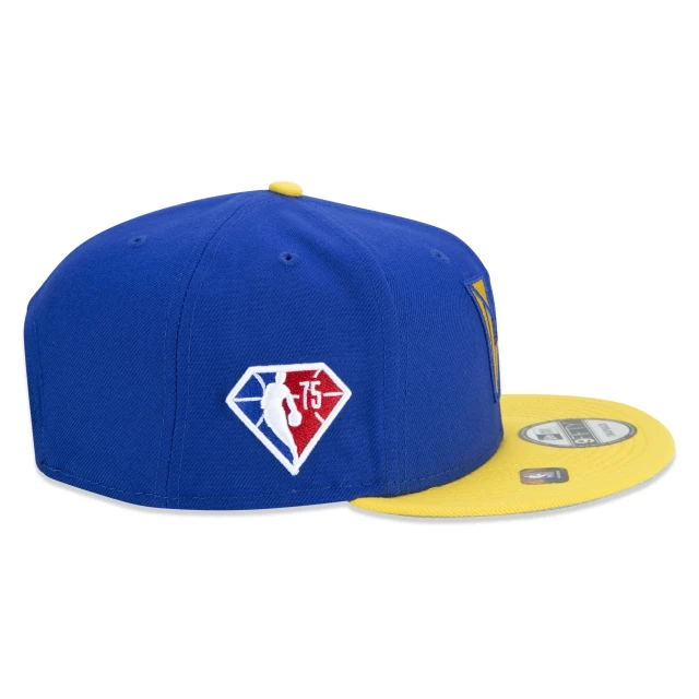 Boné 9FIFTY Golden State Warriors NBA Authentic Draft Series Aba Reta Azul