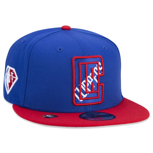 Boné 9FIFTY Los Angeles Clippers NBA Authentic Draft Series Aba Reta Azul