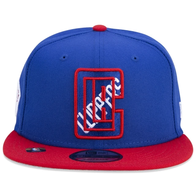 Boné 9FIFTY Los Angeles Clippers NBA Authentic Draft Series Aba Reta Azul
