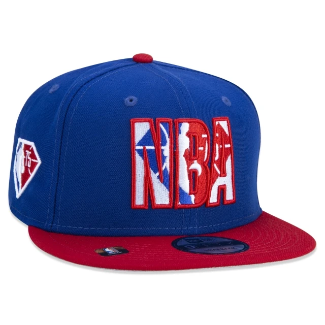 Boné 9FIFTY NBA NBA Authentic Draft Series Aba Reta Azul