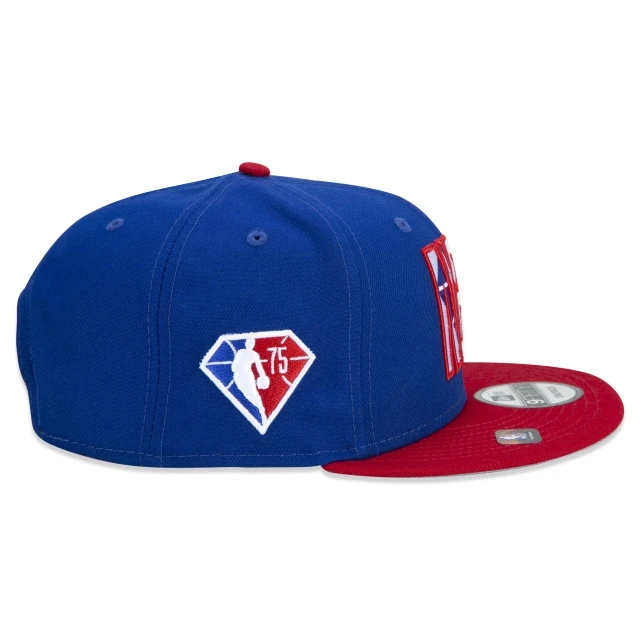 Boné 9FIFTY NBA NBA Authentic Draft Series Aba Reta Azul