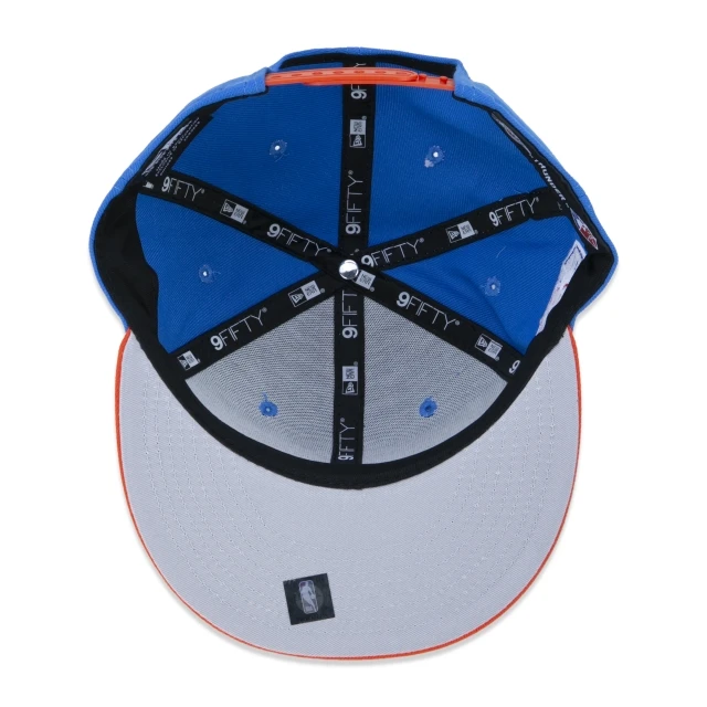 Boné 9FIFTY Oklahoma City Thunder NBA Authentic Draft Series Aba Reta Azul