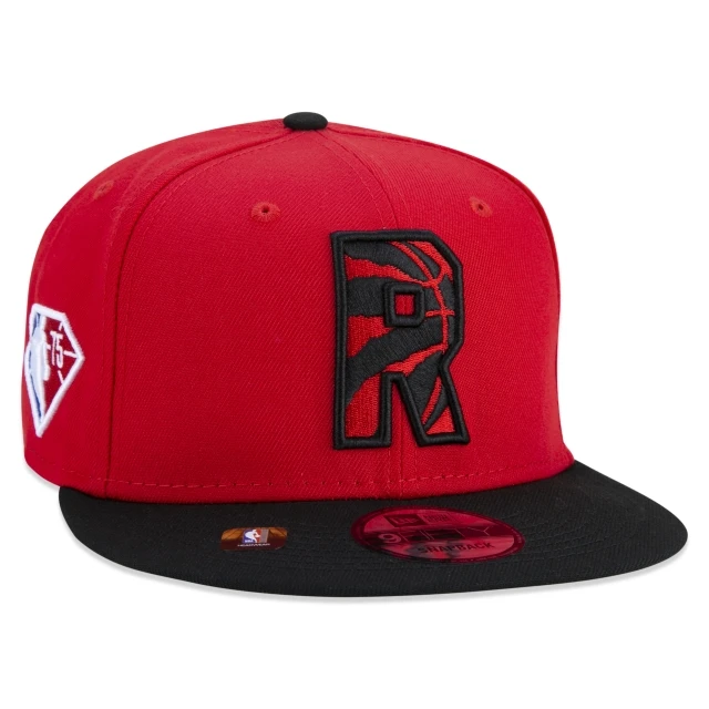 Boné 9FIFTY Toronto Raptors NBA Authentic Draft Series Aba Reta Vermelho