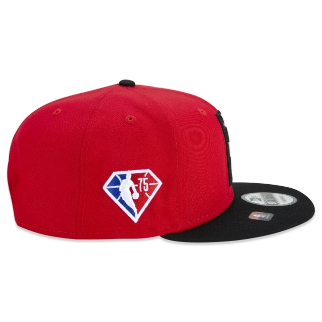 Boné 9FIFTY Toronto Raptors NBA Authentic Draft Series Aba Reta Vermelho