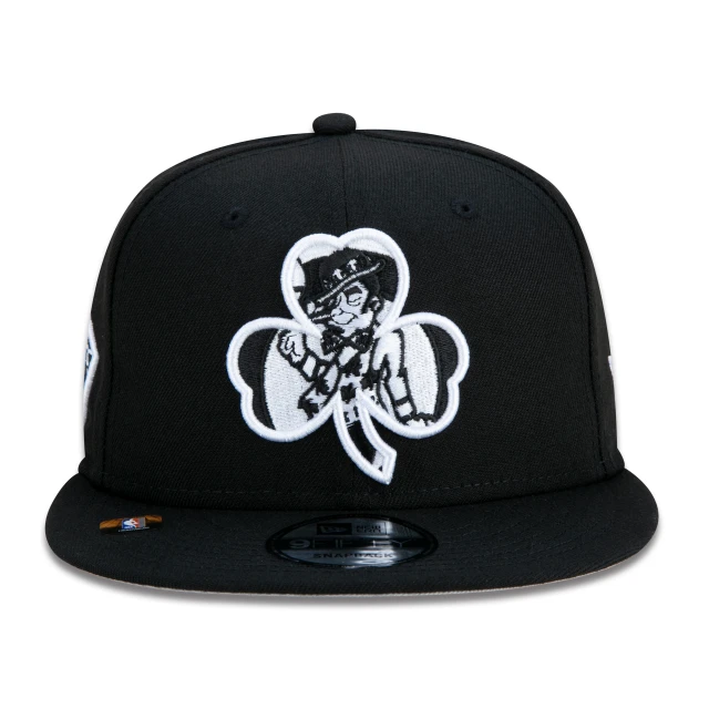 Boné 9FIFTY Boston Celtics NBA Authentic Draft Series Aba Reta Preto