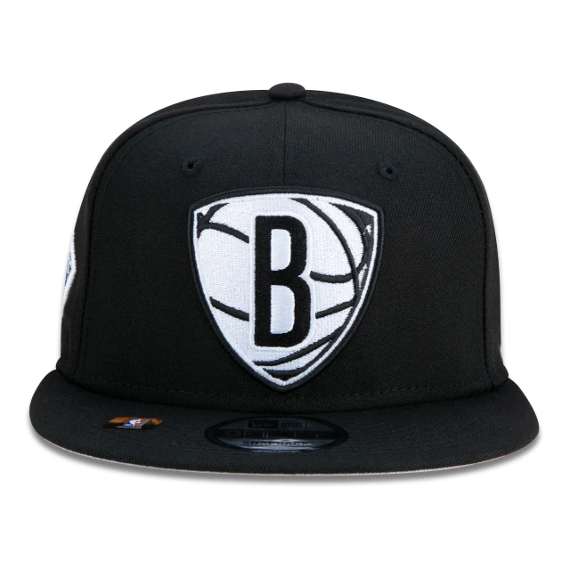 Boné 9FIFTY Brooklyn Nets NBA Authentic Draft Series Aba Reta Preto