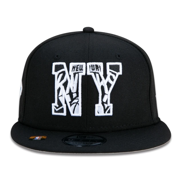 Boné 9FIFTY New York Knicks NBA Authentic Draft Series Aba Reta Preto