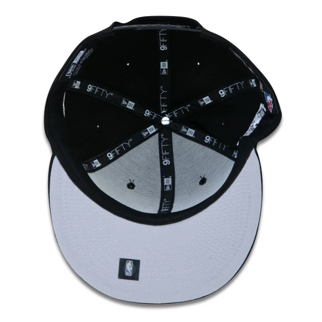 Boné 9FIFTY New York Knicks NBA Authentic Draft Series Aba Reta Preto