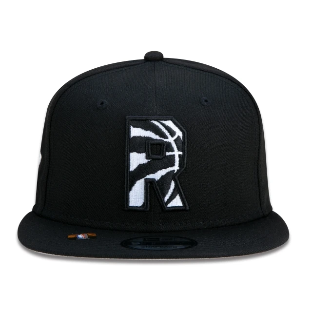 Boné 9FIFTY Toronto Raptors NBA Authentic Draft Series Aba Reta Preto