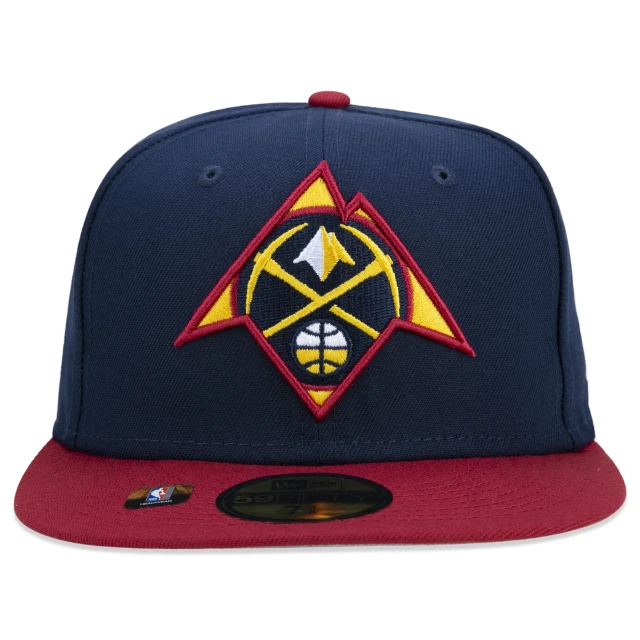 Boné 59FIFTY Denver Nuggets NBA Authentic Draft Series Aba Reta Azul