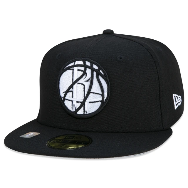 Boné 59FIFTY Houston Rockets NBA Authentic Draft Series Aba Reta Preto