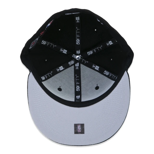 Boné 59FIFTY Houston Rockets NBA Authentic Draft Series Aba Reta Preto