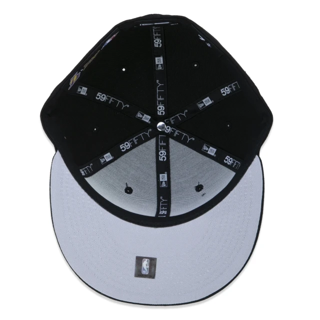Boné 59FIFTY Los Angeles Lakers NBA Authentic Draft Series Aba Reta Preto