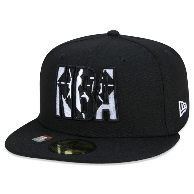 Boné 59FIFTY NBA NBA Authentic Draft Series Aba Reta Preto