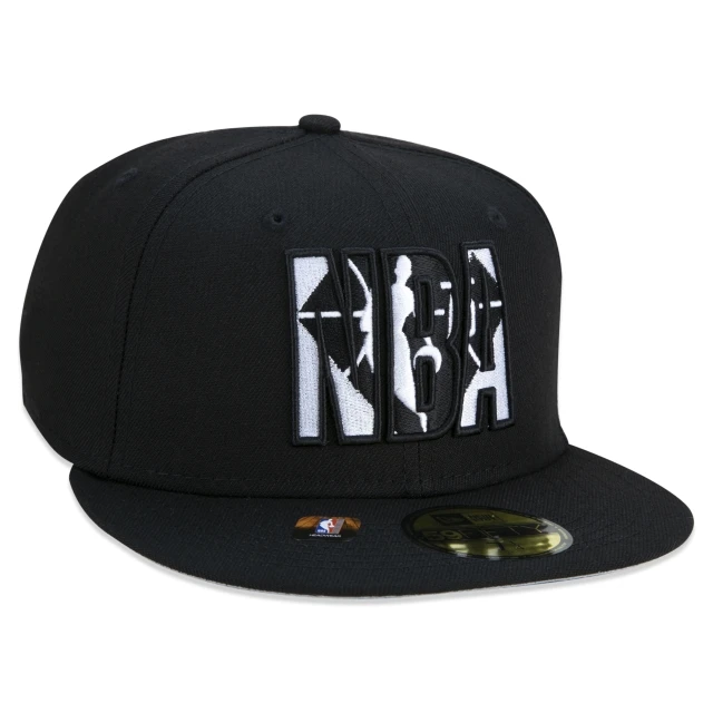 Boné 59FIFTY NBA NBA Authentic Draft Series Aba Reta Preto